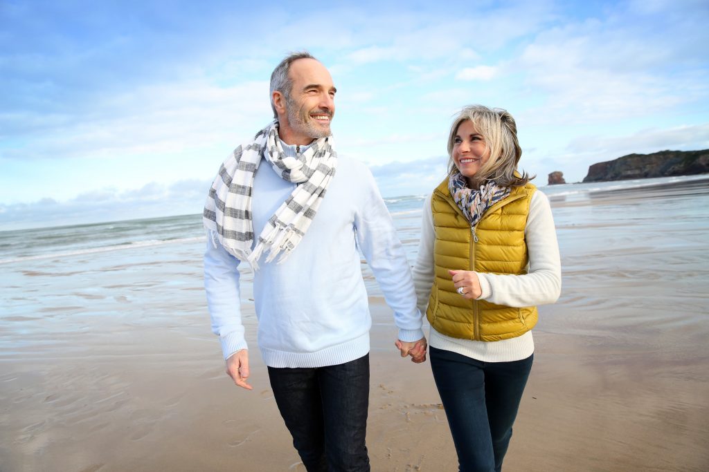 happy mature couple